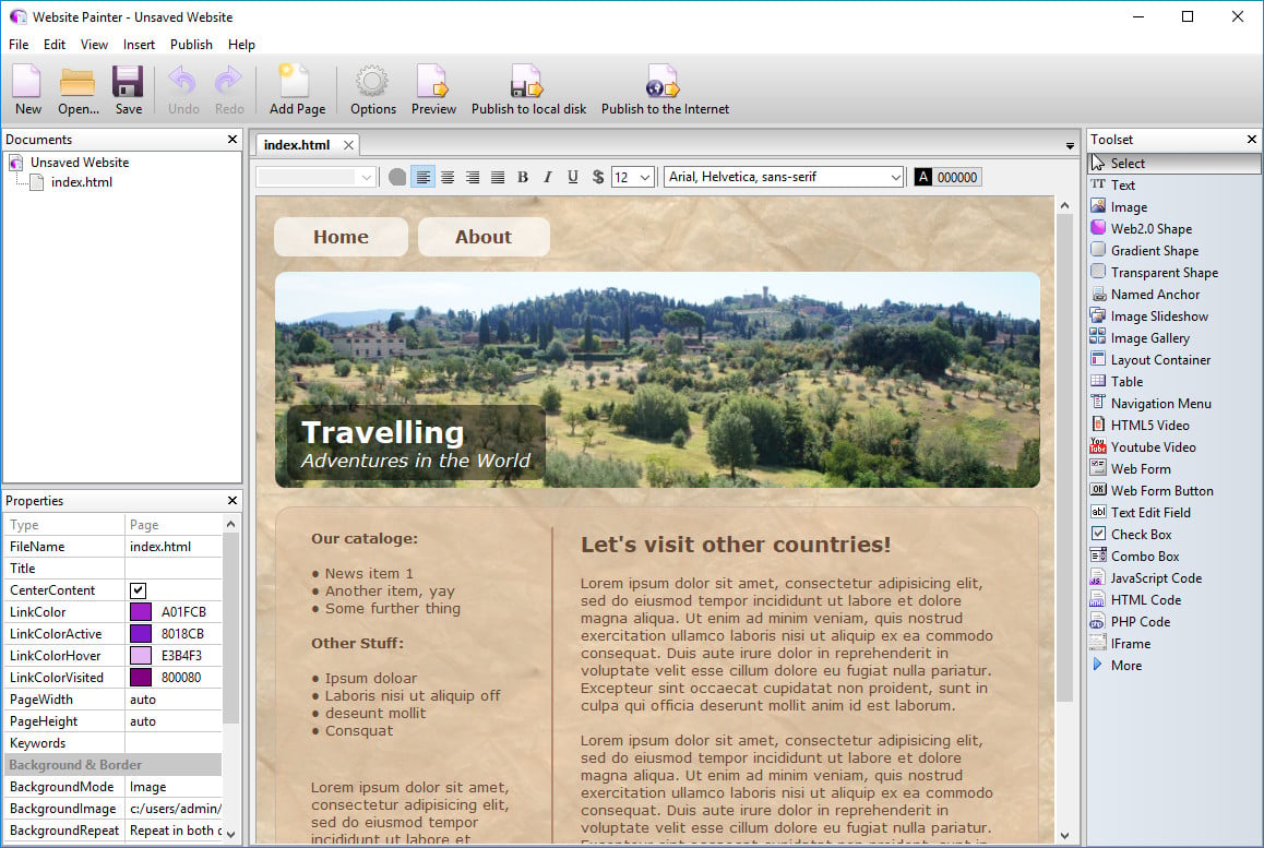 Ambiera WebsitePainter 3.9 Multilingual