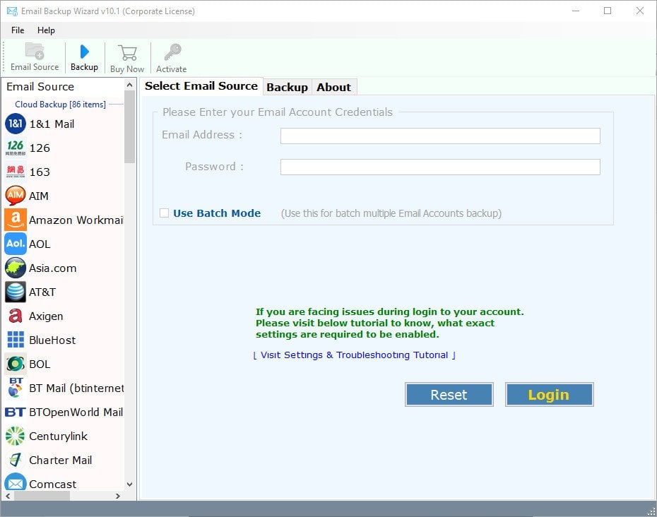 Email Backup Wizard Enterprise 26.6.0