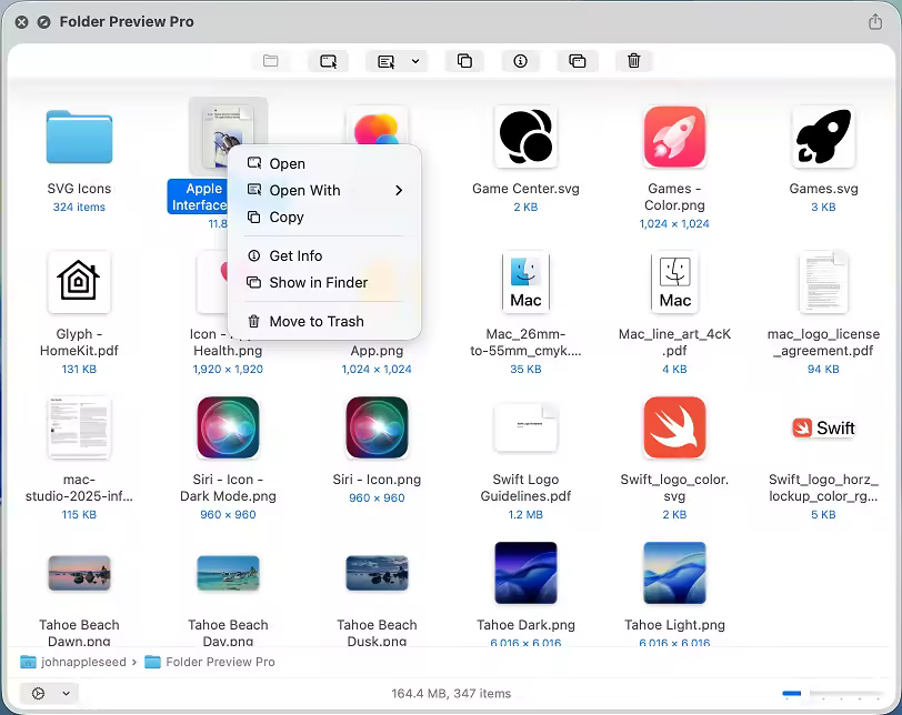 Folder Preview Pro 2.11 macOS