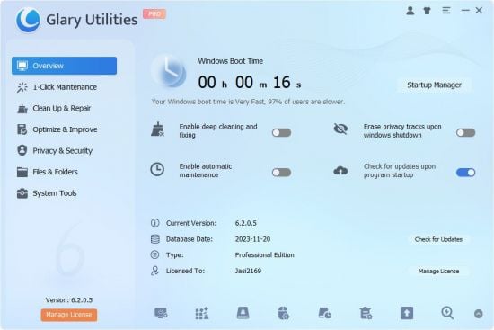 Glary Utilities Pro 6.43.0.47 Multilingual