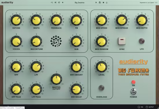 Audiority Big Swarma 1.0.1