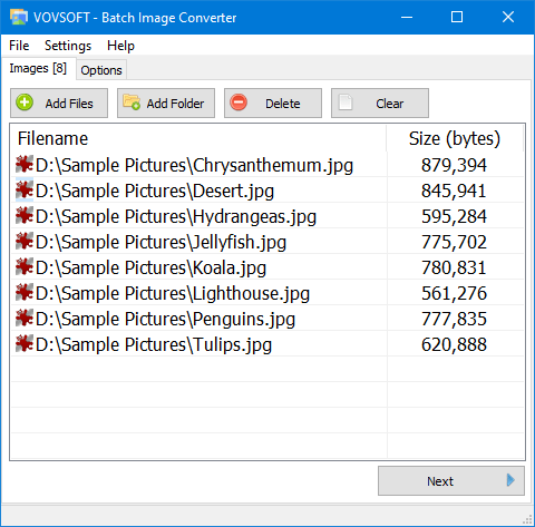VovSoft Batch Image Converter 2.4