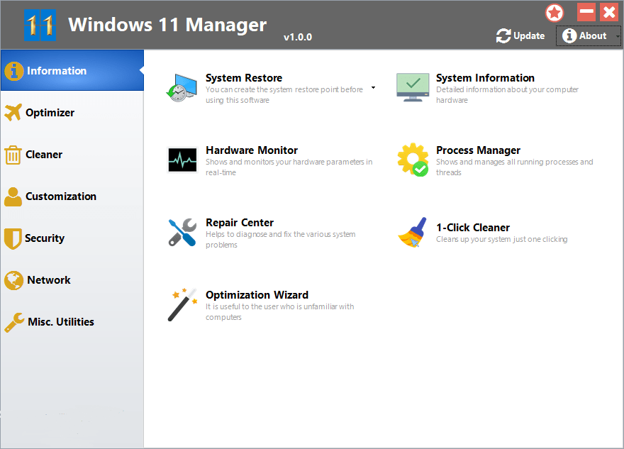 Yamicsoft Windows Manager 2.4 x64 Multilingual