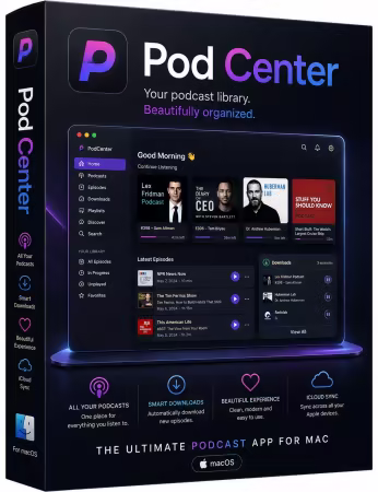 PodCenter 1.2.3 MacOS