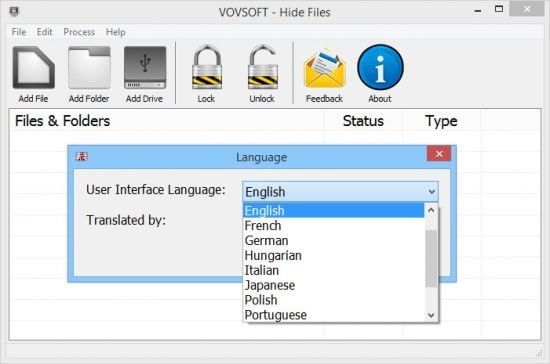 VovSoft Hide Files 9.8 Multilingual