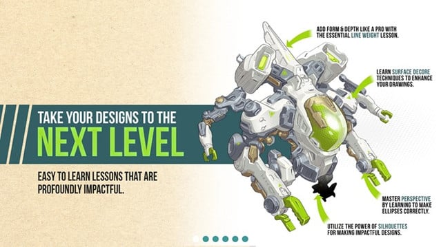 Gumroad – Learn to Draw Robots & Mecha – An Essential Course