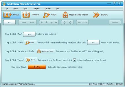 GiliSoft Slideshow Movie Creator 6.1.0 视频制作工具