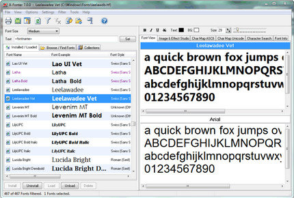 X-Fonter 7.5.4 字体阅读器
