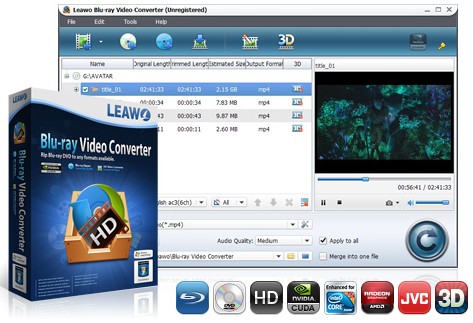 Leawo Blu-ray Video Converter 6.1.0.0 蓝光高清视频转换