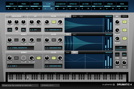 E-phonic Drumatic 4 beta 26 VSTi (x86/x64)