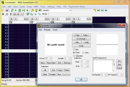MED Soundstudio 2.1 立体声音轨/MIDI的音序器