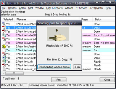 Traction Software Batch & Print Pro 6.06 批量列印文档