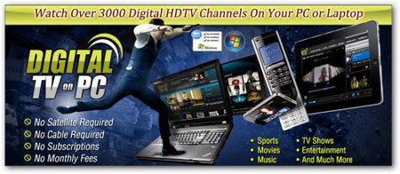 Digital TV on PC Pro 2013 13.07.1 Ultimate 全球实况电视播放器