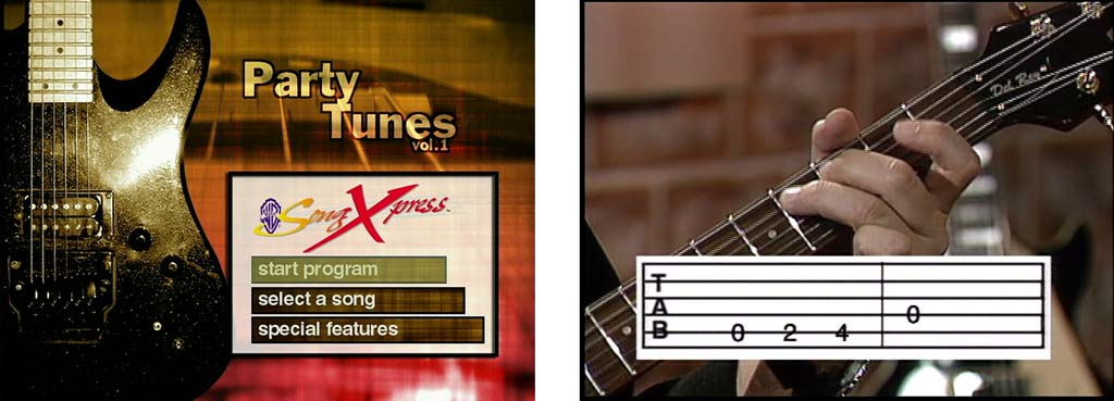 SongXpress - Party Tunes For Guitar - V1 - DVD (2001)