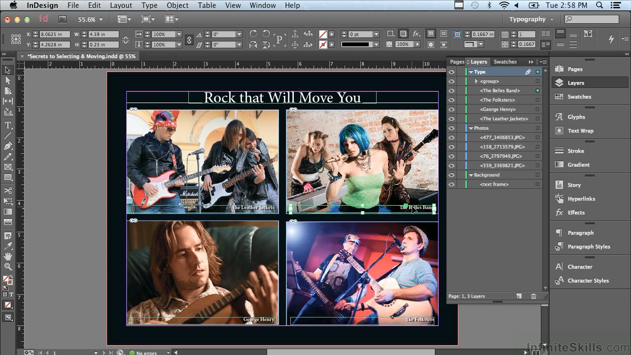 Infinite Skills - Learning Adobe InDesign CC Training Video