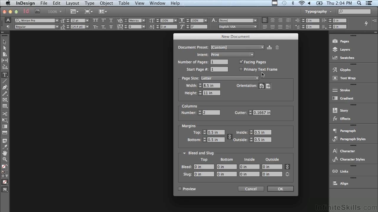 Infinite Skills - Learning Adobe InDesign CC Training Video