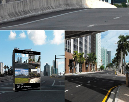 Dosch Design: HDRI – USA City Backplates 美国城市光照高质量HDRI贴图合集