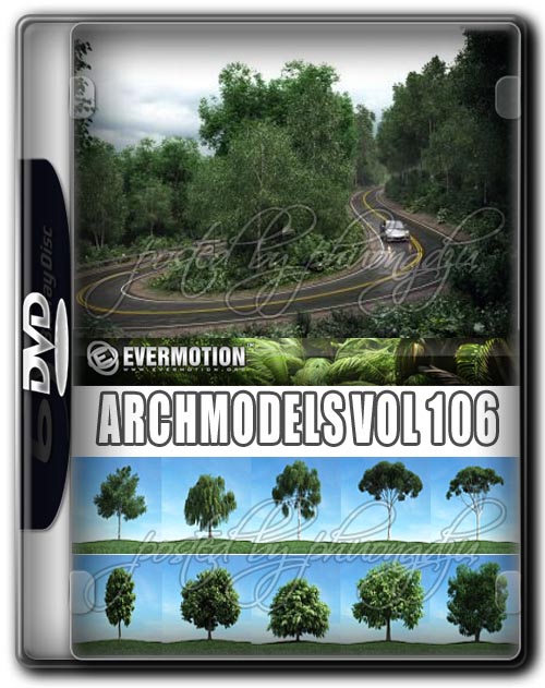 Evermotion Archmodels Vol 106 3D树木合集完整版