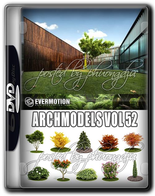 Evermotion Archmodels Vol 52 树木和灌木