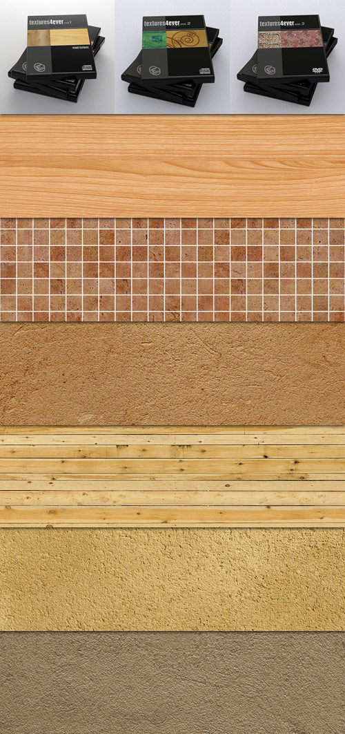 建筑纹理包 Textures4ever Volume 1-3 Architecture Textures Bundle