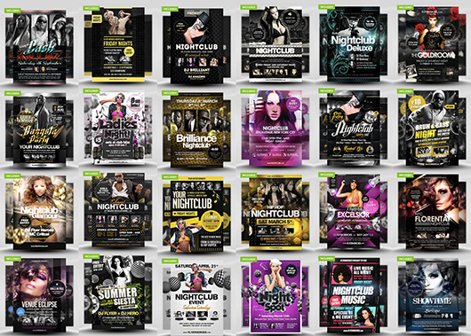 FlyerHeroes - The Club Flyer Bundle 01 - 02 - 03 FlyerHeroes - The Club Flyer Bundle 01 - 02 - 03