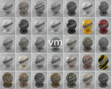 Vray材质贴图合集 ASGVIS – VRay Materials