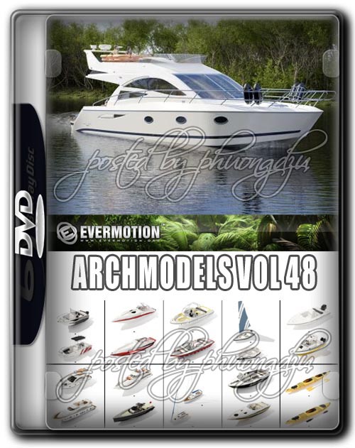 Evermotion Archmodels Vol 48 MAX 游艇合集