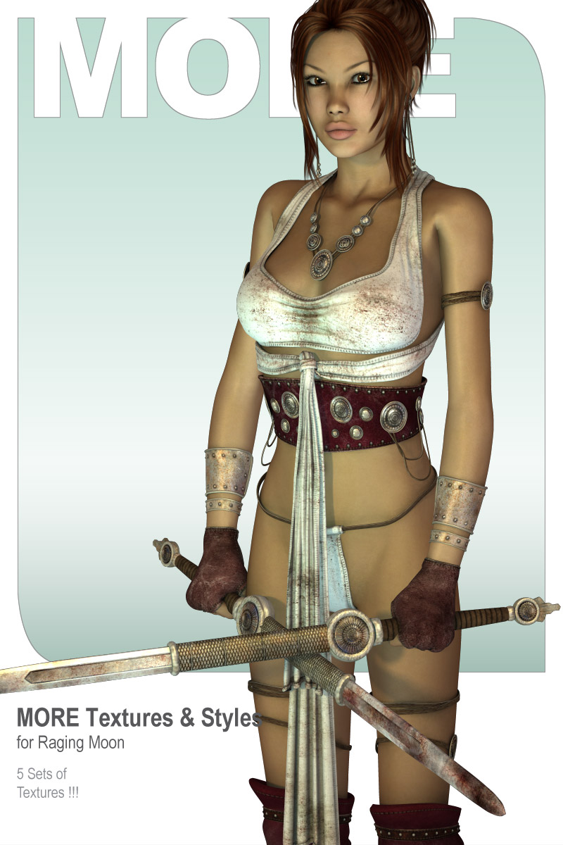 Renderosity MORE Textures & Styles for Raging Moon