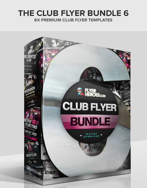 FlyerHeroes - The Club Flyer Bundle 06 FlyerHeroes - The Club Flyer Bundle 06