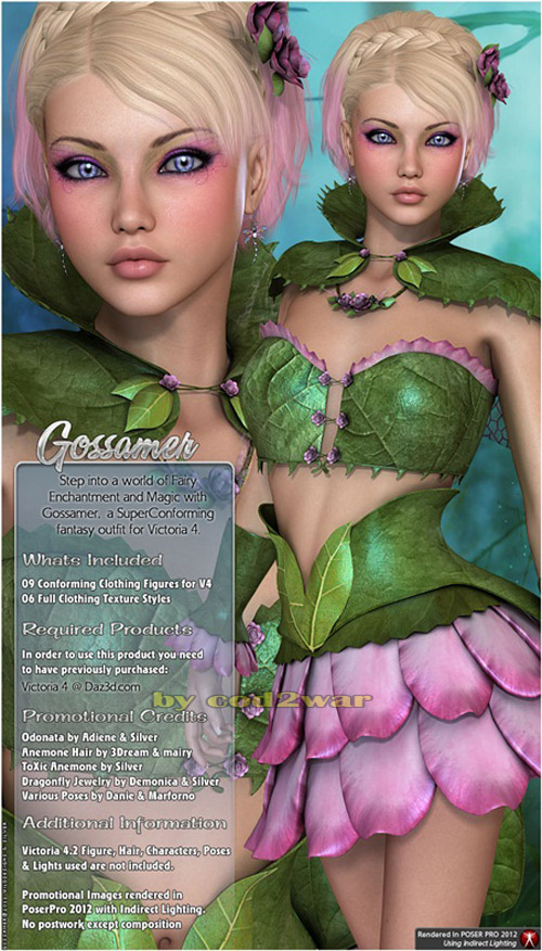 Gossamer for V4.2 – 3D models