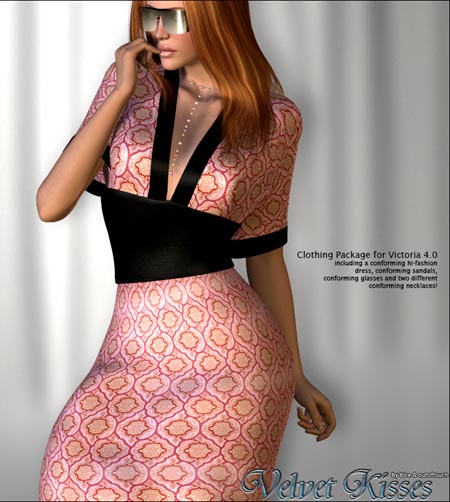 Renderosity Velvet Kisses for V4 Renderosity Velvet Kisses for V4