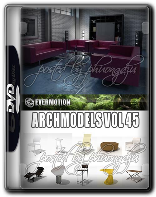 Evermotion Archmodels Vol 45 MAX 现代家具