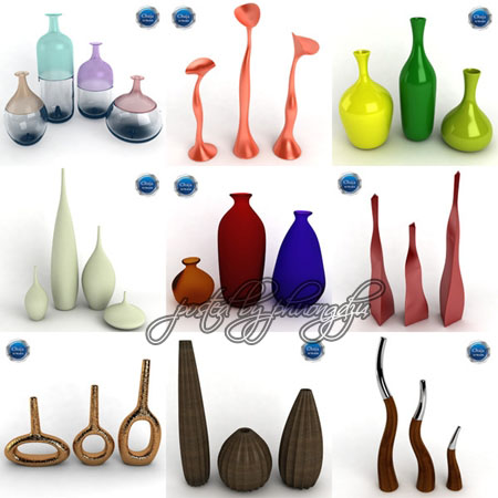 3ddd Vases Collection 104个花瓶模型