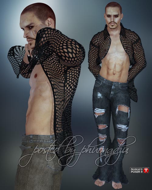 Renderosity Ripped for SAV’s Hot Men