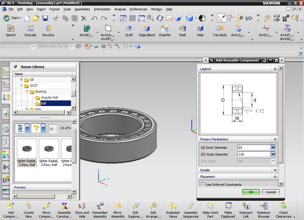 Siemens NX Standard Parts Library NX标准零件库