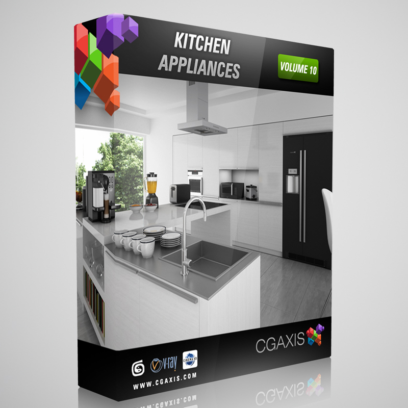 CGAxis Models Volume 10: Kitchen Appliances 厨房用具模型