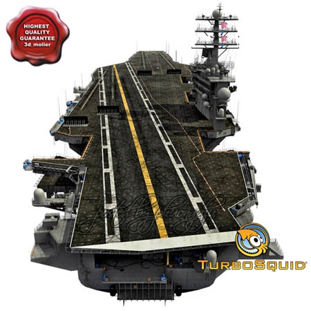 TurboSquid – USS John C Stennis CVN-74 航空母舰模型