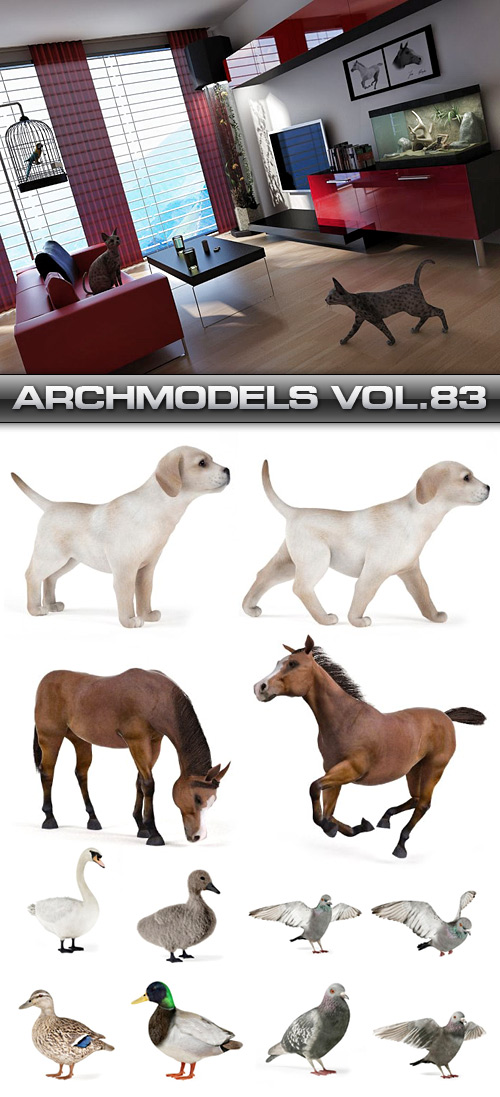 Archmodels vol 83 动物模型