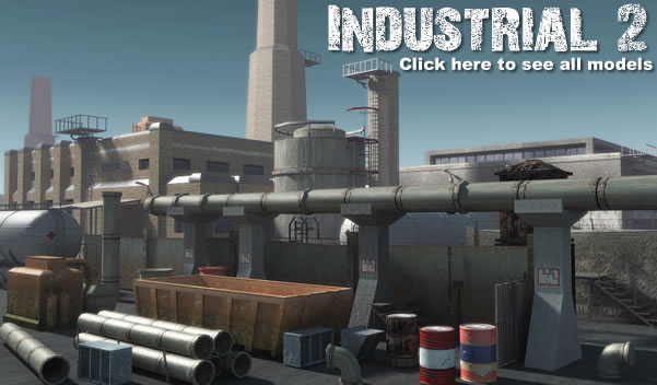Dexsoft: Industrial 2. model pack 游戏3D模型