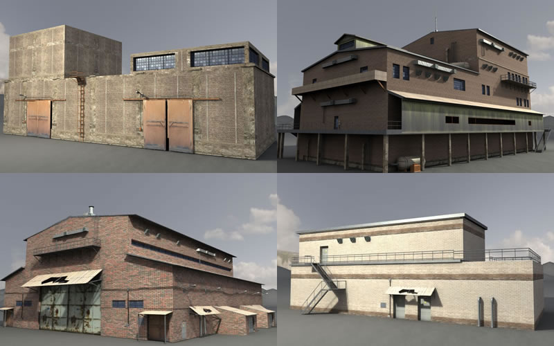 Dexsoft: Industrial 3. model pack 游戏3D模型