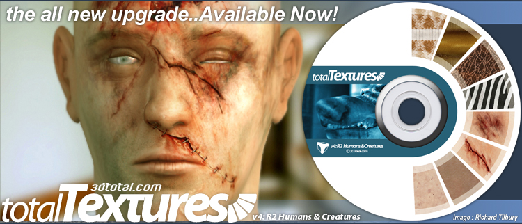 3D Total: Textures V4:R2 &ndash; Humans & Creatures 皮肤纹理材质