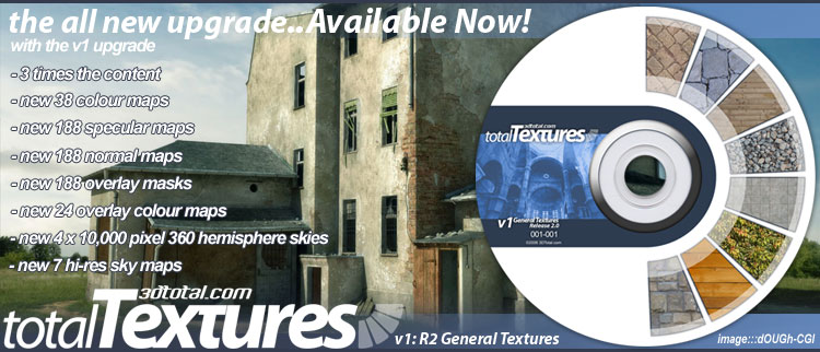 3D Total: Textures V1:R2 – General Textures 建筑材质