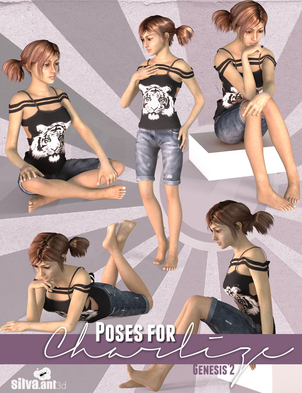 Daz3D Poses for Charlize