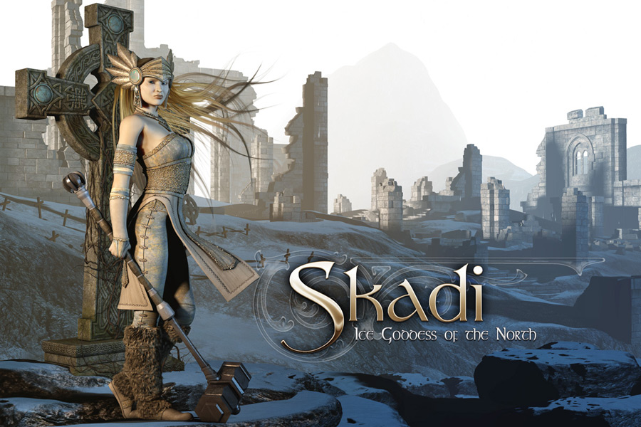 RuntimeDNA – Daz/Poser Skadi for V4