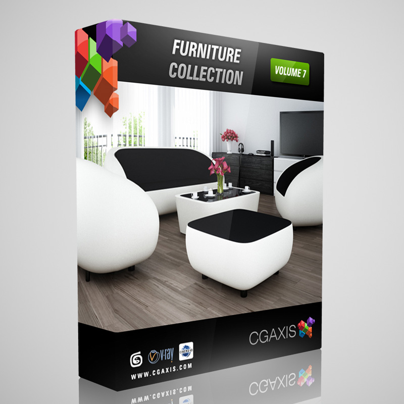 CGAxis Models Volume 7: Furniture 现代家具素材模型