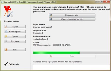 HD Video Repair Utility 1.9.0.1 视频修复