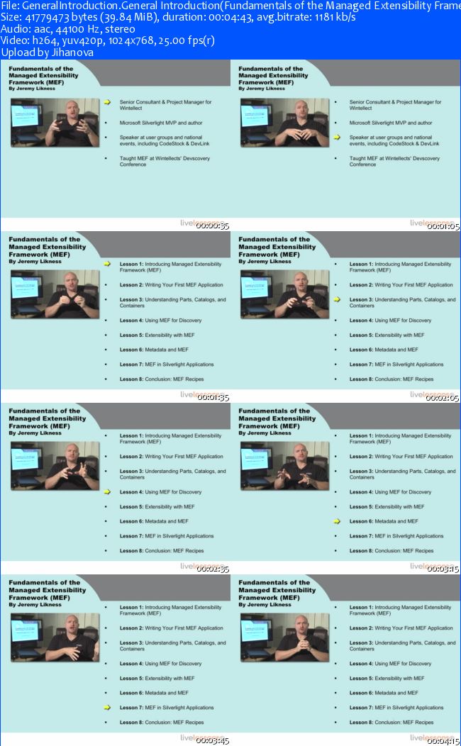 LiveLessons - Fundamentals of the Managed Extensibility Framework