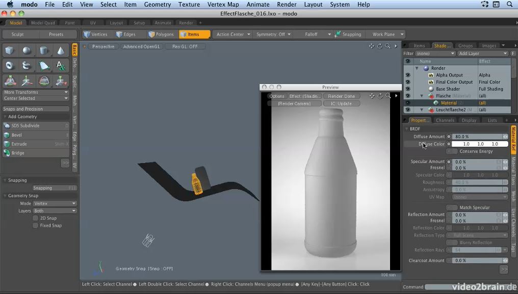 modo-Workshop: Fotorealistische Produktvisualisierung Vom Modeling bis zum Rendering