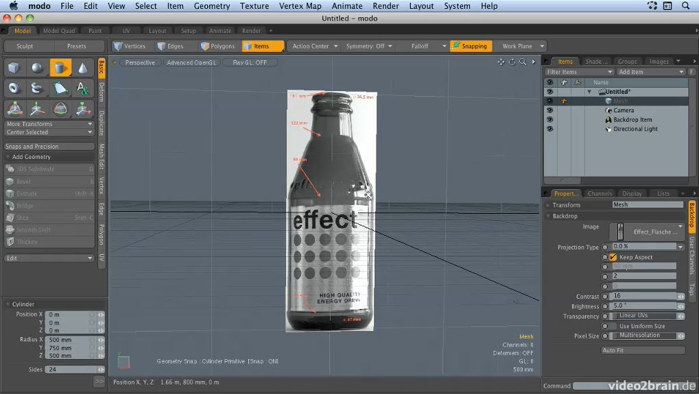 modo-Workshop: Fotorealistische Produktvisualisierung Vom Modeling bis zum Rendering