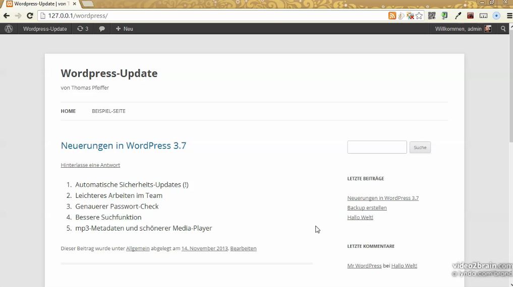  WordPress sicher aktualisieren 